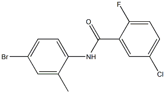  N-(4-bromo-2-methylphenyl)-5-chloro-2-fluorobenzamide