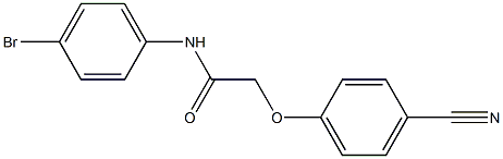 N-(4-bromophenyl)-2-(4-cyanophenoxy)acetamide