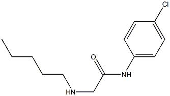 N-(4-chlorophenyl)-2-(pentylamino)acetamide