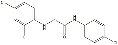  N-(4-chlorophenyl)-2-[(2,4-dichlorophenyl)amino]acetamide