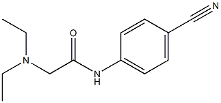 N-(4-cyanophenyl)-2-(diethylamino)acetamide,,结构式