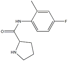  N-(4-fluoro-2-methylphenyl)pyrrolidine-2-carboxamide