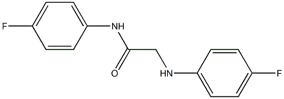 N-(4-fluorophenyl)-2-[(4-fluorophenyl)amino]acetamide Structure