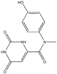 N-(4-hydroxyphenyl)-N-methyl-2,6-dioxo-1,2,3,6-tetrahydropyrimidine-4-carboxamide|