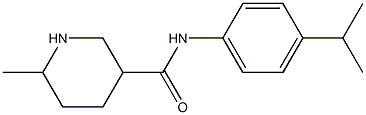 N-(4-isopropylphenyl)-6-methylpiperidine-3-carboxamide,,结构式