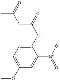 N-(4-methoxy-2-nitrophenyl)-3-oxobutanamide Structure