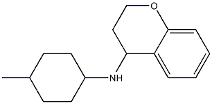 N-(4-methylcyclohexyl)-3,4-dihydro-2H-1-benzopyran-4-amine Struktur