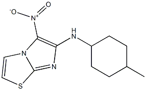 N-(4-methylcyclohexyl)-5-nitroimidazo[2,1-b][1,3]thiazol-6-amine Structure