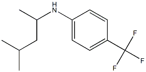 N-(4-methylpentan-2-yl)-4-(trifluoromethyl)aniline 结构式