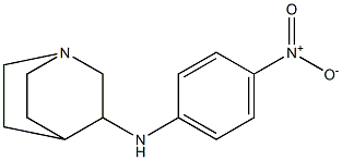 N-(4-nitrophenyl)-1-azabicyclo[2.2.2]octan-3-amine Structure