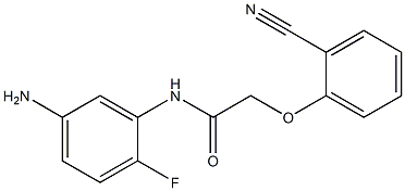 N-(5-amino-2-fluorophenyl)-2-(2-cyanophenoxy)acetamide Structure