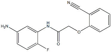 N-(5-amino-2-fluorophenyl)-2-(2-cyanophenoxy)acetamide|