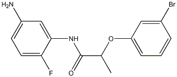  N-(5-amino-2-fluorophenyl)-2-(3-bromophenoxy)propanamide