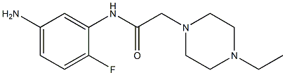  N-(5-amino-2-fluorophenyl)-2-(4-ethylpiperazin-1-yl)acetamide