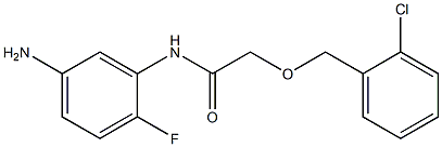 N-(5-amino-2-fluorophenyl)-2-[(2-chlorophenyl)methoxy]acetamide|