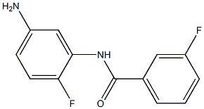 N-(5-amino-2-fluorophenyl)-3-fluorobenzamide,,结构式