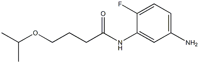 N-(5-amino-2-fluorophenyl)-4-(propan-2-yloxy)butanamide Struktur