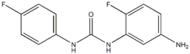 N-(5-amino-2-fluorophenyl)-N'-(4-fluorophenyl)urea Struktur