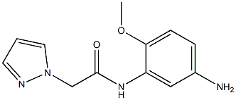 N-(5-amino-2-methoxyphenyl)-2-(1H-pyrazol-1-yl)acetamide Structure