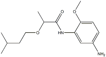 N-(5-amino-2-methoxyphenyl)-2-(3-methylbutoxy)propanamide