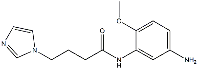 N-(5-amino-2-methoxyphenyl)-4-(1H-imidazol-1-yl)butanamide Structure