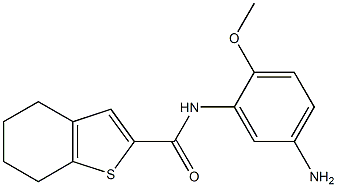 N-(5-amino-2-methoxyphenyl)-4,5,6,7-tetrahydro-1-benzothiophene-2-carboxamide|