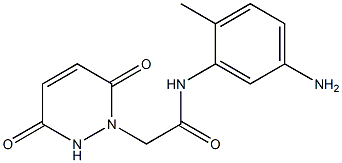 N-(5-amino-2-methylphenyl)-2-(3,6-dioxo-3,6-dihydropyridazin-1(2H)-yl)acetamide Structure