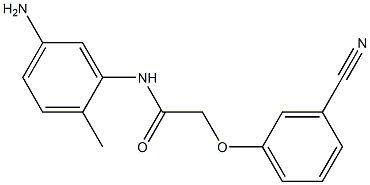  N-(5-amino-2-methylphenyl)-2-(3-cyanophenoxy)acetamide