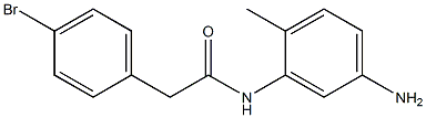 N-(5-amino-2-methylphenyl)-2-(4-bromophenyl)acetamide 结构式