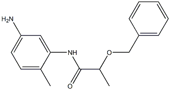 N-(5-amino-2-methylphenyl)-2-(benzyloxy)propanamide 结构式