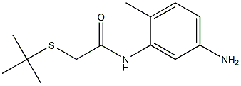 N-(5-amino-2-methylphenyl)-2-(tert-butylsulfanyl)acetamide