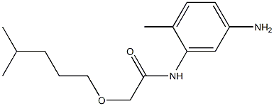 N-(5-amino-2-methylphenyl)-2-[(4-methylpentyl)oxy]acetamide Structure