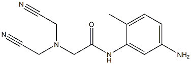 N-(5-amino-2-methylphenyl)-2-[bis(cyanomethyl)amino]acetamide