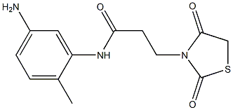 N-(5-amino-2-methylphenyl)-3-(2,4-dioxo-1,3-thiazolidin-3-yl)propanamide