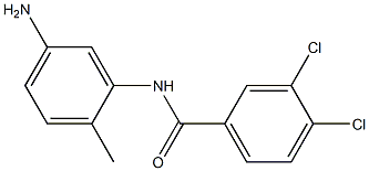 N-(5-amino-2-methylphenyl)-3,4-dichlorobenzamide 结构式