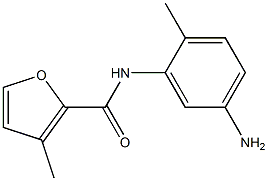 N-(5-amino-2-methylphenyl)-3-methyl-2-furamide Struktur