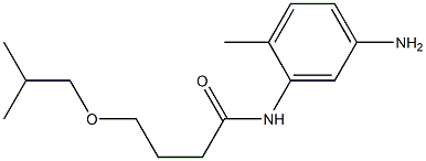 N-(5-amino-2-methylphenyl)-4-(2-methylpropoxy)butanamide Structure