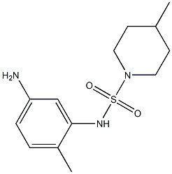 N-(5-amino-2-methylphenyl)-4-methylpiperidine-1-sulfonamide