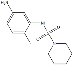 N-(5-amino-2-methylphenyl)piperidine-1-sulfonamide Struktur