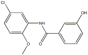 N-(5-chloro-2-methoxyphenyl)-3-hydroxybenzamide Structure