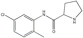 N-(5-chloro-2-methylphenyl)pyrrolidine-2-carboxamide Structure