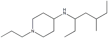 N-(5-methylheptan-3-yl)-1-propylpiperidin-4-amine Struktur
