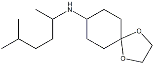 N-(5-methylhexan-2-yl)-1,4-dioxaspiro[4.5]decan-8-amine Struktur