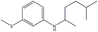 N-(5-methylhexan-2-yl)-3-(methylsulfanyl)aniline,,结构式