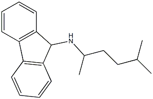 N-(5-methylhexan-2-yl)-9H-fluoren-9-amine,,结构式
