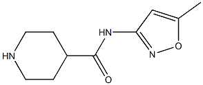 N-(5-methylisoxazol-3-yl)piperidine-4-carboxamide Structure