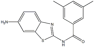 N-(6-amino-1,3-benzothiazol-2-yl)-3,5-dimethylbenzamide|