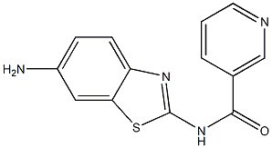 N-(6-amino-1,3-benzothiazol-2-yl)nicotinamide Structure