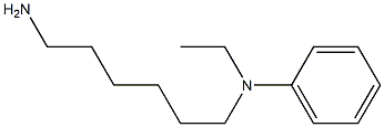 N-(6-aminohexyl)-N-ethylaniline Struktur