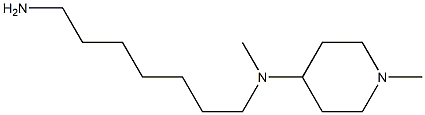 N-(7-aminoheptyl)-N,1-dimethylpiperidin-4-amine Structure